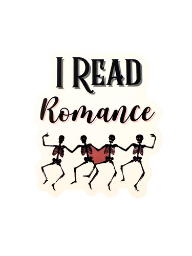 I Read Romance Sticker