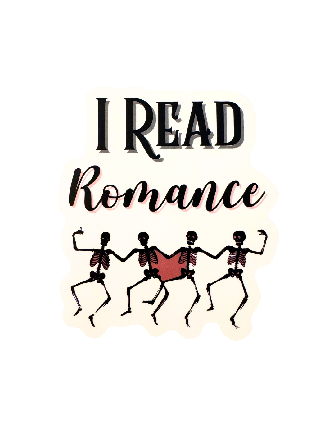 I Read Romance Sticker