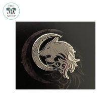 Load image into Gallery viewer, Wolf Moon Enamel Pin